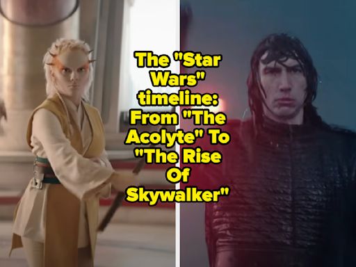 Here’s A Complete Timeline Of Every Star Wars Movie And Series — Including Where "The Acolyte" Fits In