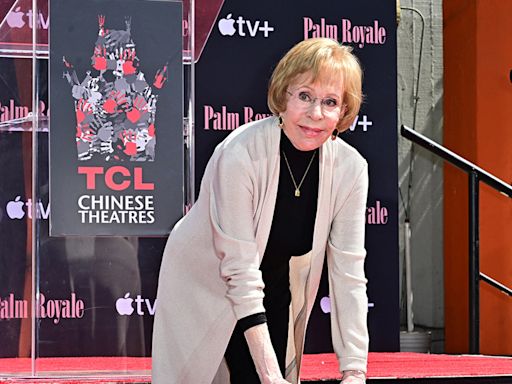 Carol Burnett Honored in Star-Studded Hollywood Handprint Ceremony