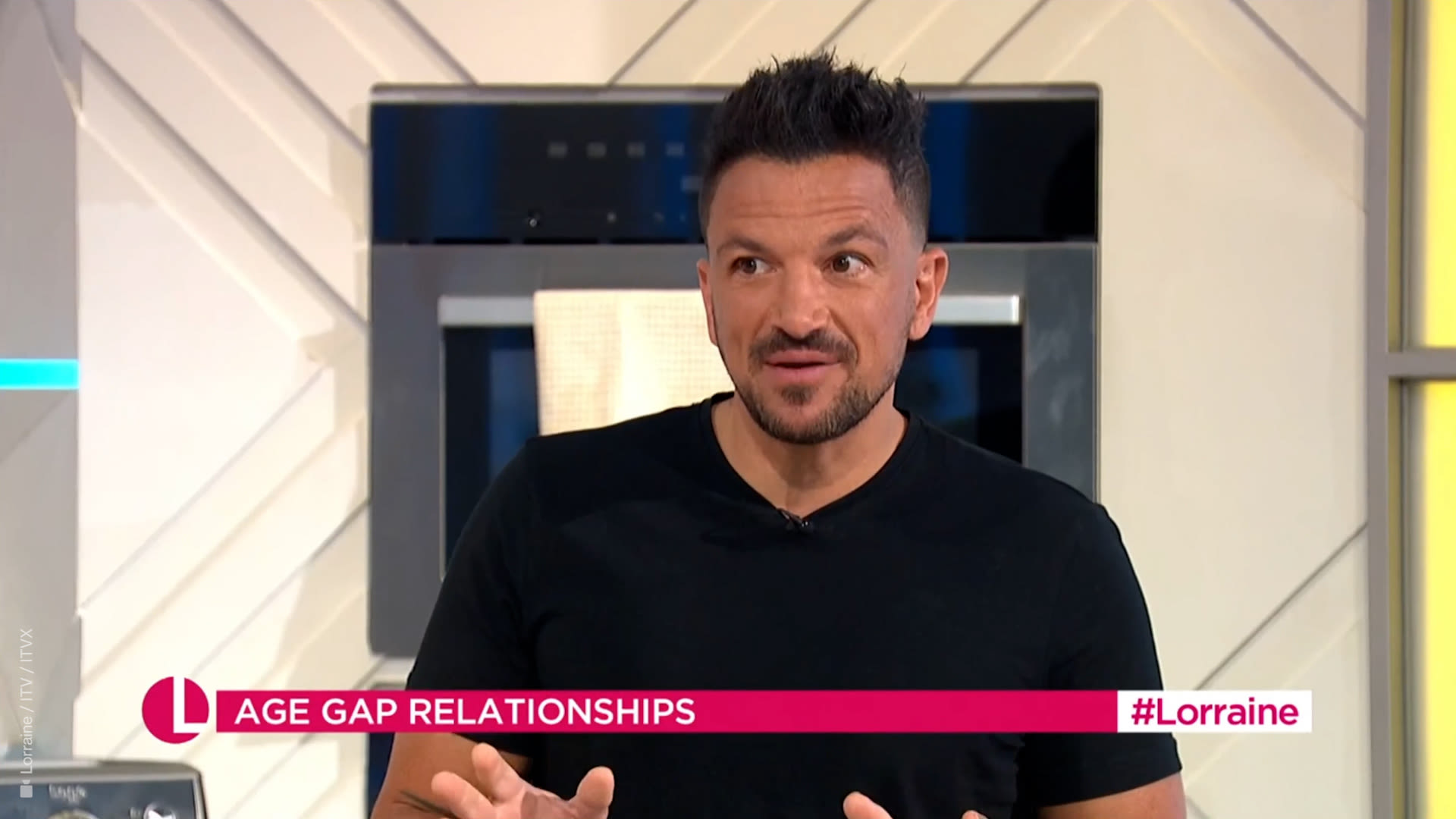 Peter Andre discusses 16-year age gap with wife Emily