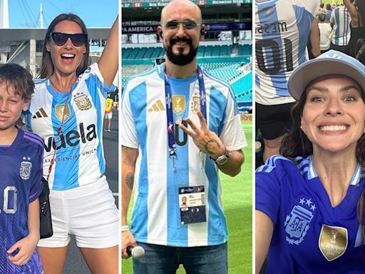 Copa América 2024: de Pampita Ardohain a Lali Espósito, los famosos celebraron la victoria argentina