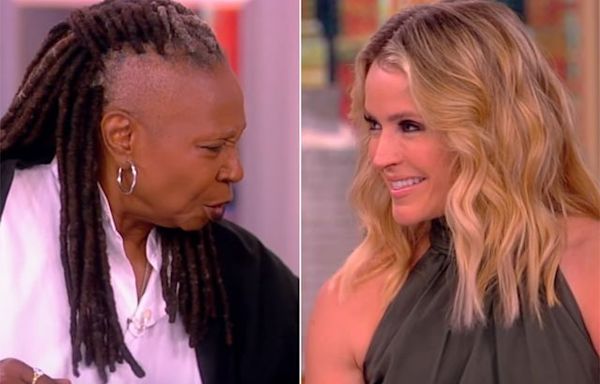 Whoopi Goldberg stops “The View” discussion to tell Sara Haines she's skinny: 'You're not pregnant?'