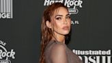 Megan Fox Serves Beachy Mermaidcore Glam in a Sheer Brown Fishnet Gown and Wet Hair