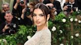 Emily Ratajkowski Wears a Butt-Baring, Naked Crystal Gown to the 2024 Met Gala as Expected