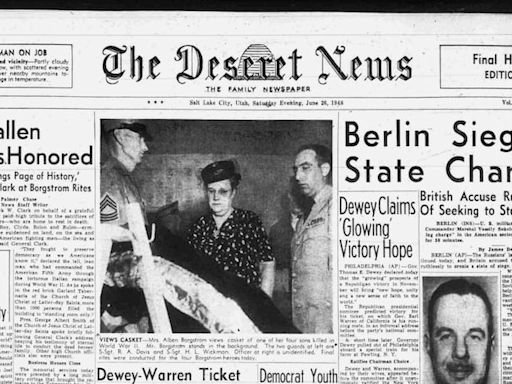 Deseret News archives: Of 4 Borgstrom brothers, ‘To them belongs page of history’