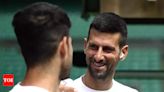 Novak Djokovic battles Carlos Alcaraz for historic Wimbledon glory | Tennis News - Times of India