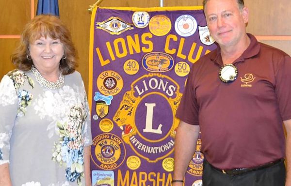 Marshall Lions Club welcomes Texas Country Music Hall of Fame President