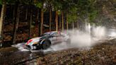 Faultless Evans leads after soaking, dramatic WRC Rally Japan Friday