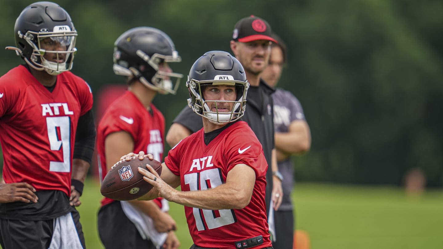 Watch: Kirk Cousins, Michael Penix Jr. Stout at Atlanta Falcons Training Camp