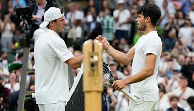 Wimbledon 2024, Quarter-Final: Carlos Alcaraz Passes Tommy Paul Test For Semis Spot - In Pics