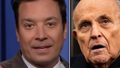 Jimmy Fallon Cracks Ink-Credible Gag About Rudy Giuliani’s New Legal Woe