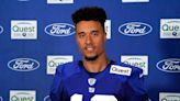 Isaiah Hodgins talks Giants' wide receiver battle, Daniel Jones impressions