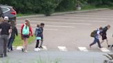 Northfield elementary students take part in weekly community building walk