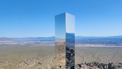 A Mysterious Monolith Appears Near Las Vegas. Why? It’s Anyone’s Guess.