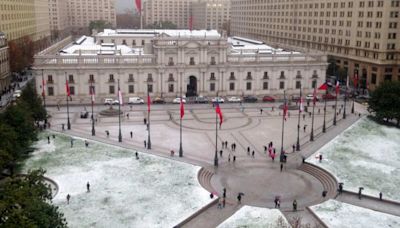 La nieve sorprendió a Santiago de Chile: mirá las imágenes más divertidas