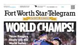 Celebrate the Texas Rangers’ World Series win with posters, plaques from the Star-Telegram