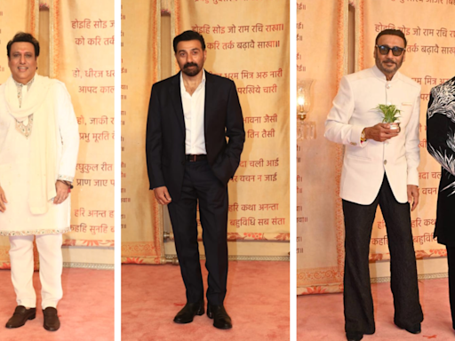 Anant Ambani-Radhika Merchant Wedding Reception: Sunny Deol, Jackie, Tiger Shroff, Govinda And Other Celebs Attend