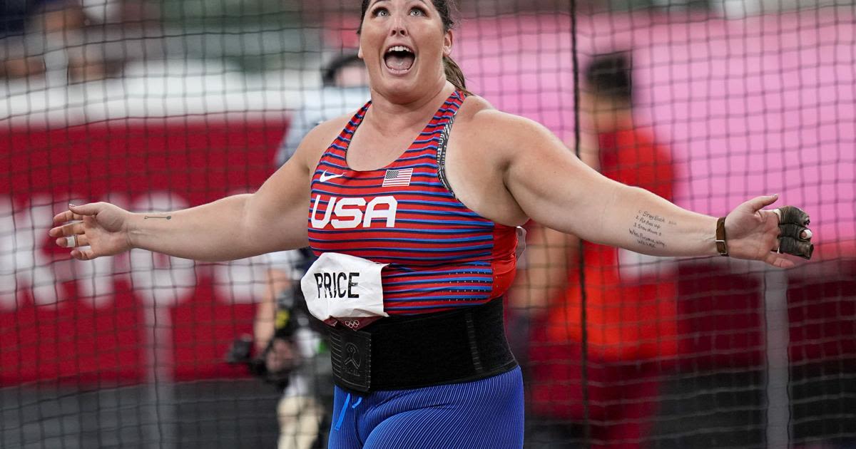 DeAnna Price reaches hammer throw finals; Freddie Crittenden will get 2nd chance in 110 hurdles