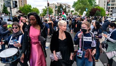 White House Correspondents’ Dinner Draws Israel-Hamas War Protesters