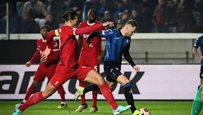 Europa League: con Darwin Núñez jugando 25 minutos, Liverpool le ganó a Atalanta, pero quedó eliminado