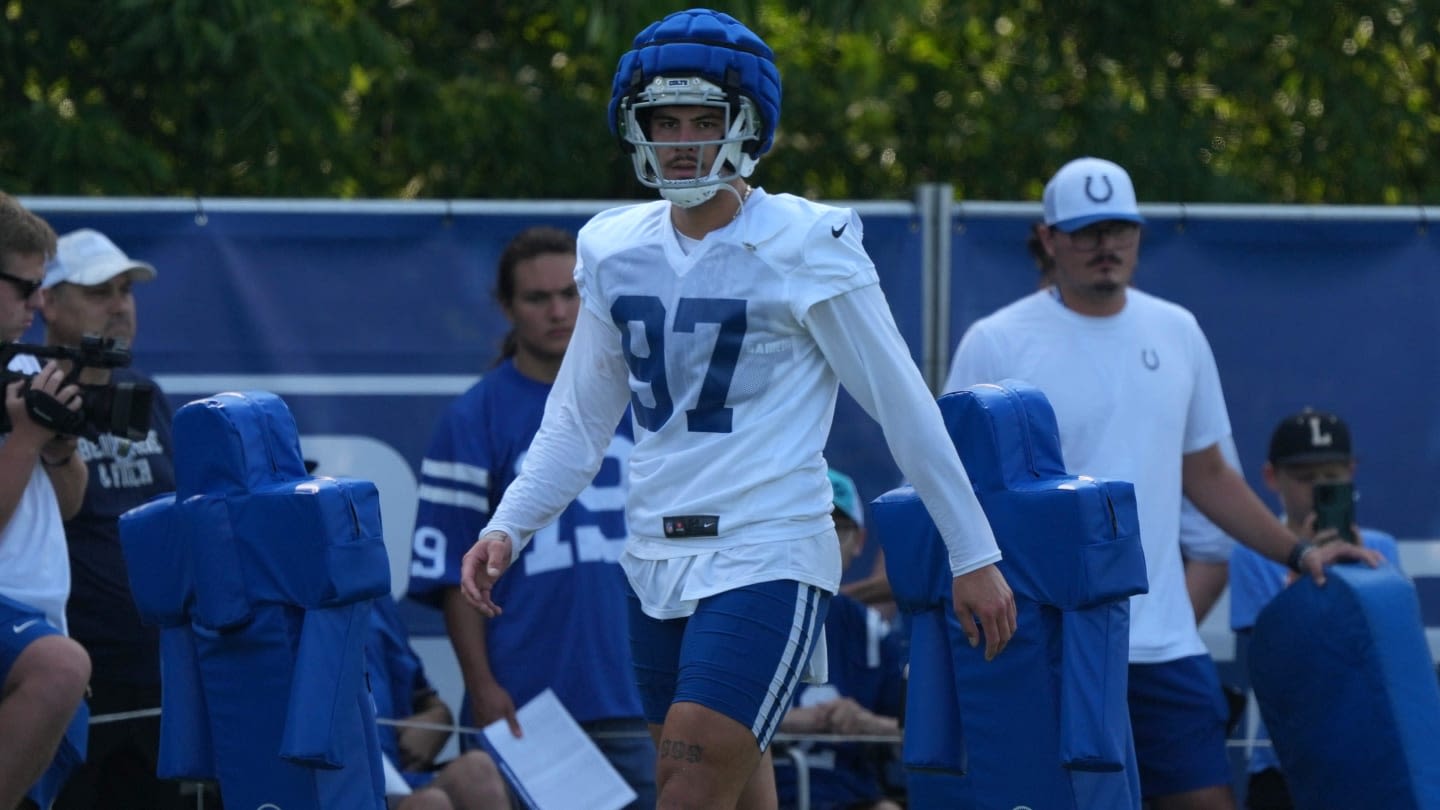 Colts Training Camp Journal, Day 4: Latu Flashes in First Day with Pads