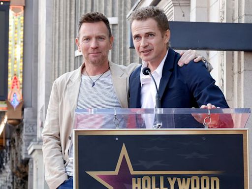 Hayden Christensen praises Ewan McGregor as 'the best Jedi Master' at Walk of Fame ceremony