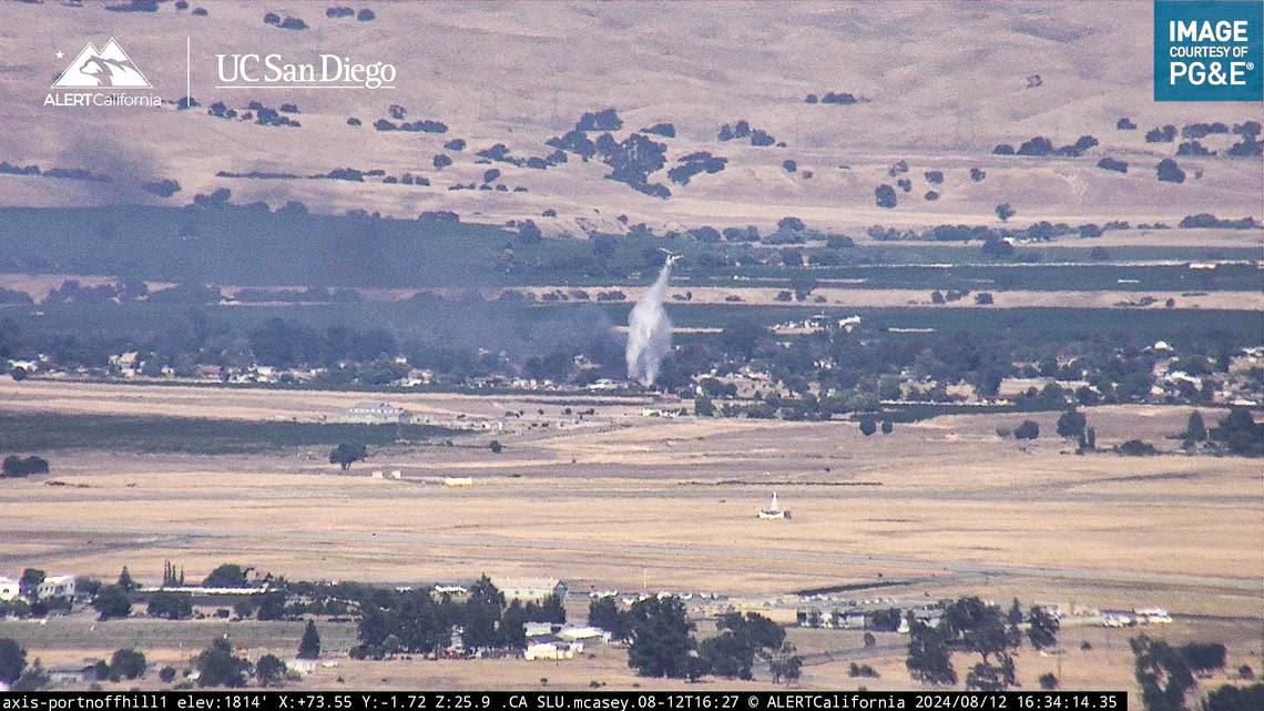 Fire burns several outbuildings near Paso Robles airport