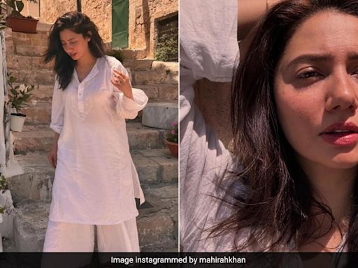 Mahira Khan's Breezy White Kurta And Khussas Are Her Stylish Travel Companions In Every Part Of The World