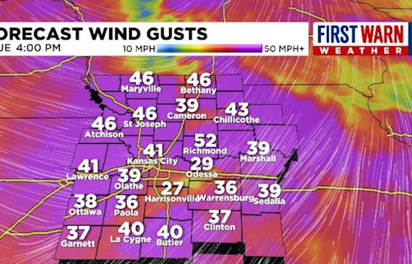 FIRST WARN WEATHER DAY: Storms with damaging winds, hail and tornadoes at risk for KC area