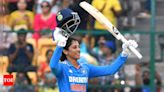 2nd ODI: Centurions Smriti Mandhana, Harmanpreet Kaur sparkle as India beat SA by four runs to clinch series | Cricket News - Times of India