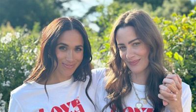 Meghan Markle reaparece para apoyar a una de sus mejores amigas