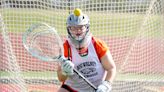 How did Big Walnut goalie Caroline Weber become Ohio girls lacrosse's career saves leader?