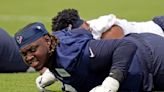 WATCH: Kenyon Green takes the field at Texans training camp