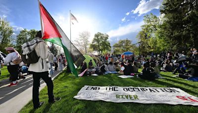 Second day of Gaza protest on U. campus moves to Salt Lake County Jail after organizer's arrest