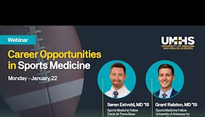University of Medicine and Health Sciences Presents "Career Opportunities in Sports Medicine"