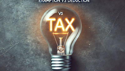 What is the difference between tax exemption and tax deduction? - ET BFSI