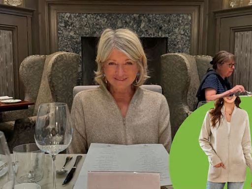 Martha Stewart’s $1,995 Zip-Up Sweater Is a Spring Must-Have, and It Looks Just Like This $44 One from Amazon