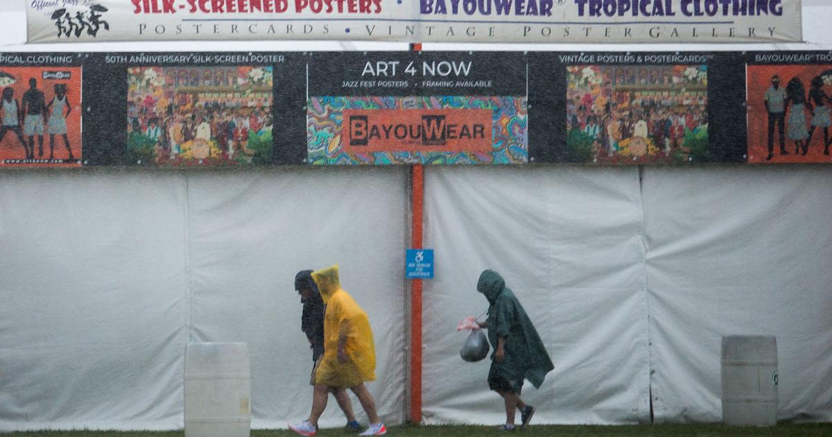 Will it rain for The Rolling Stones? Here's the New Orleans Jazz Fest weather forecast.