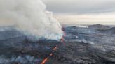 Lava continues to flow from Iceland volcano but not at powerful level as eruption