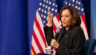 Vice President Harris drops F-bomb while talking about breaking barriers