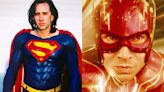 Starring Nicolas Cage and directed by Tim Burton, 'Superman Lives' never got made. But fans can get a glimpse of what could have been in 'The Flash.'