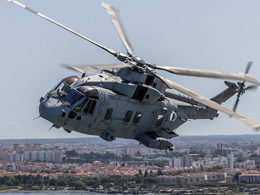 Royal Navy serviceperson dies in helicopter crash at sea