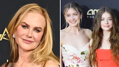 Como nunca, Nicole Kidman aparece con sus hijas adolescentes en una alfombra roja: así lucen