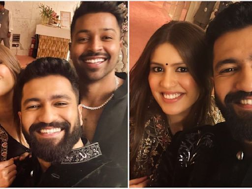 Vicky Kaushal, Hardik Pandya's selfie game is on point in PICS from Anant-Radhika's sangeet; fans call them 'Two hottest brown munde'