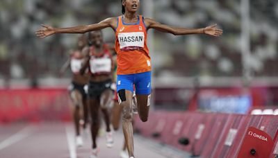 Dutch runner Sifan Hassan trying to win the 5,000, 10,000 and marathon in Paris. ’It is very hard.’