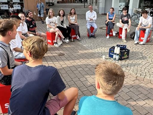 Pizza & Politik mit Lars Castellucci in St. Leon-Rot