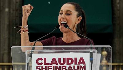 "No llego sola, llegamos todas": Claudia Sheinbaum, virtual presidenta de México