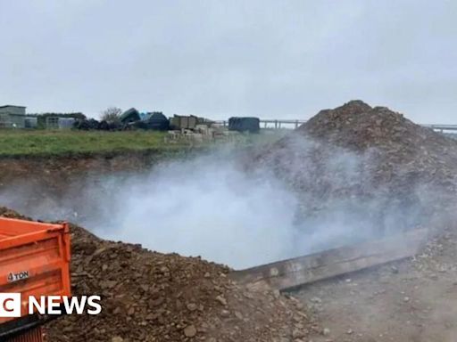 Untreated sewage and open burning of waste on Sark