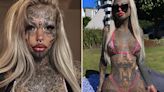 World's most tattooed woman 'Dragon Girl' is getting her eyeballs inked AGAIN