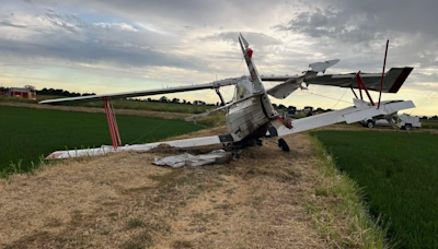 Driver hit by crop duster plane in Sutter County discusses her experience