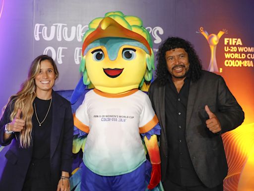 La colibrí Kinti es presentada en Medellín como la mascota del Mundial Femenino Sub-20